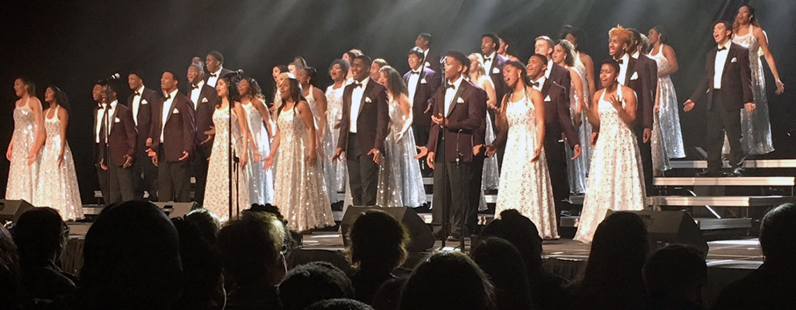 Pike High School Choir from Indianapolis, IN performing at the Clash of the Sequins in at Naperville North HS in Naperville, IL. Paul Labbe was the Tour Director!