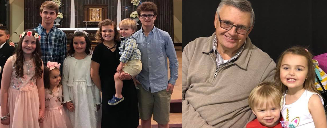 There is nothing Dan cherishes more than his grandkids!