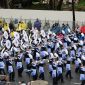 band marching in Rose Parade