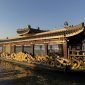 Ornate Chinese boat on the water
