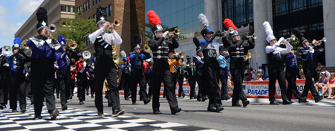 Perform in the Indianapolis 500 Festival Parade and Race with Music Travel Consultants