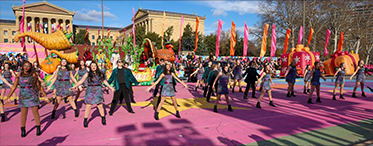First-Ever Show Choir Performs in Philly Thanksgiving Day Parade