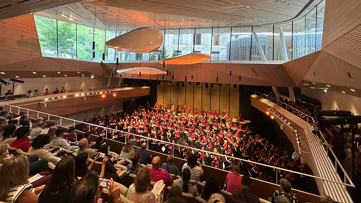 Andermatt Concert Hall Performance Travel for Student Music Groups