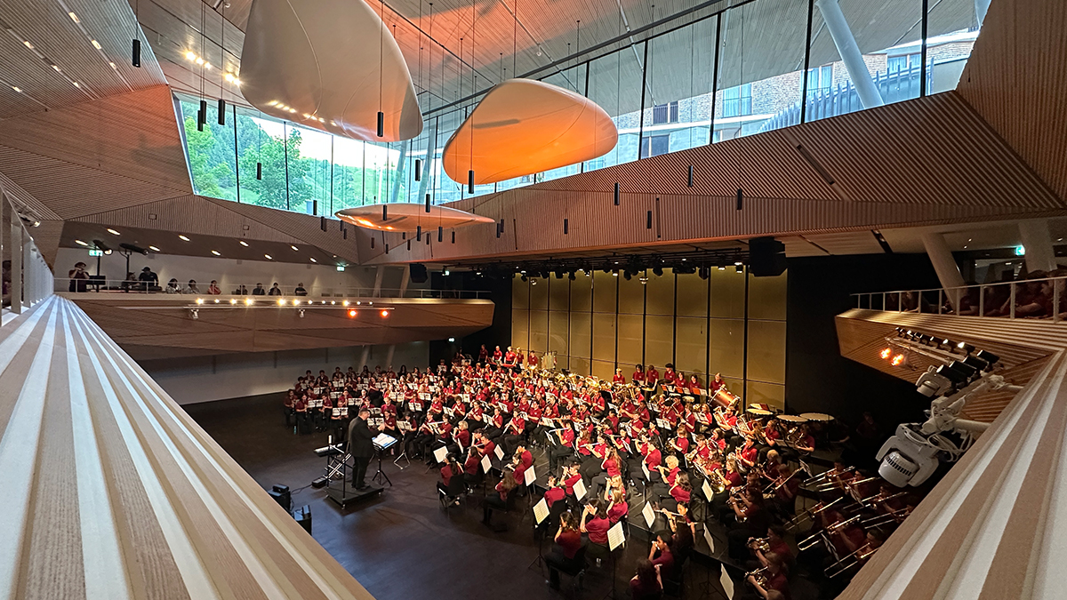 Andermatt Concert Hall Performance Travel for Student Music Groups