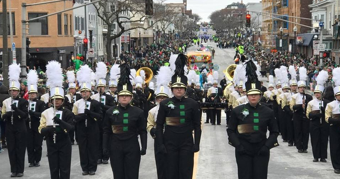 Boston St. Patrick's Day Parade Marching Band Parade Performance Opportunities