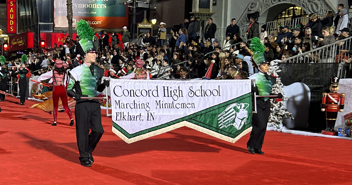 Hollywood Christmas Parade Marching Band Parade Performance Opportunities