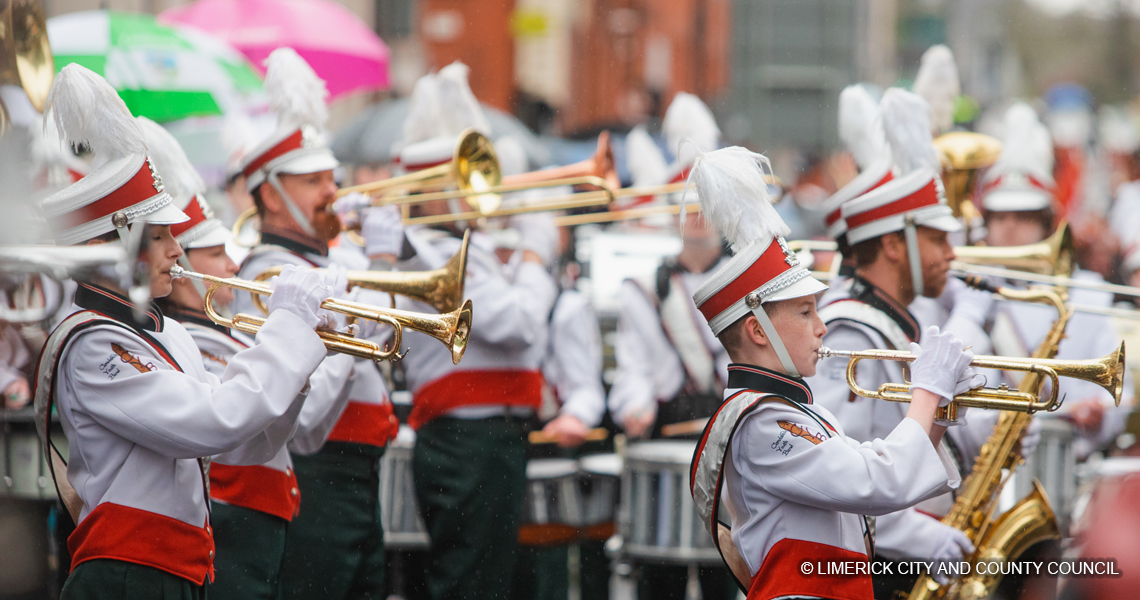 Limerick International Band Championship Marching Band Parade Performance Opportunities