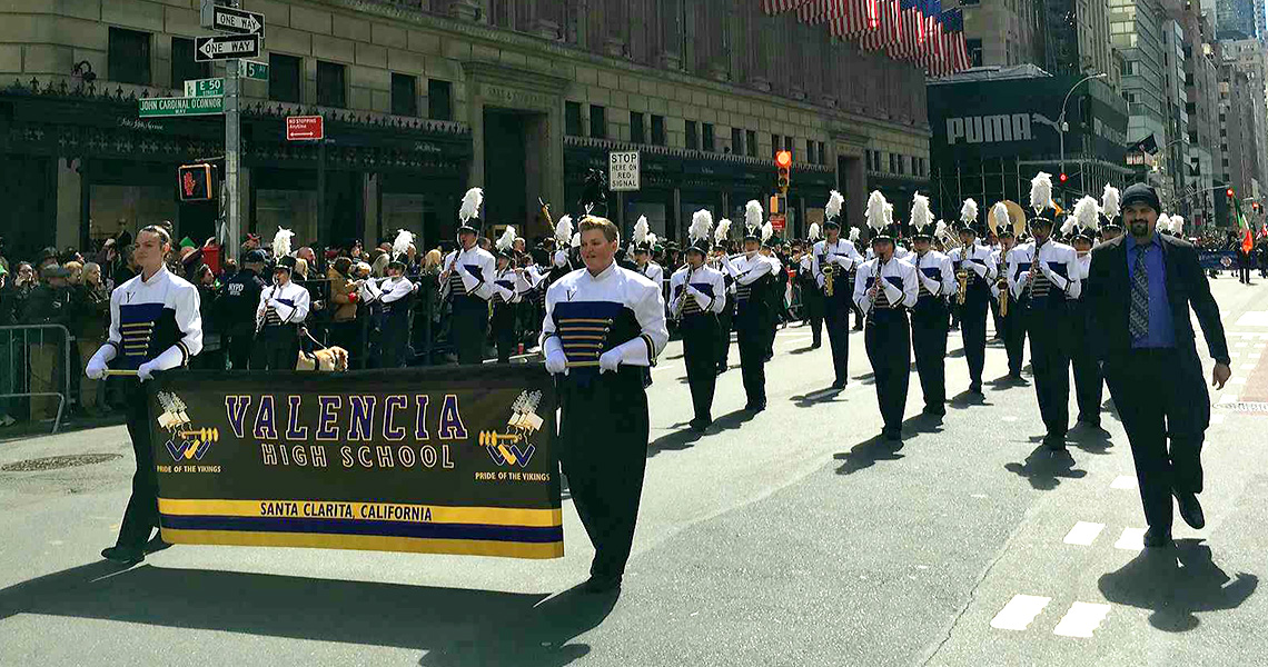 New York City St. Patrick's Day Parade Marching Band Parade Performance Opportunities