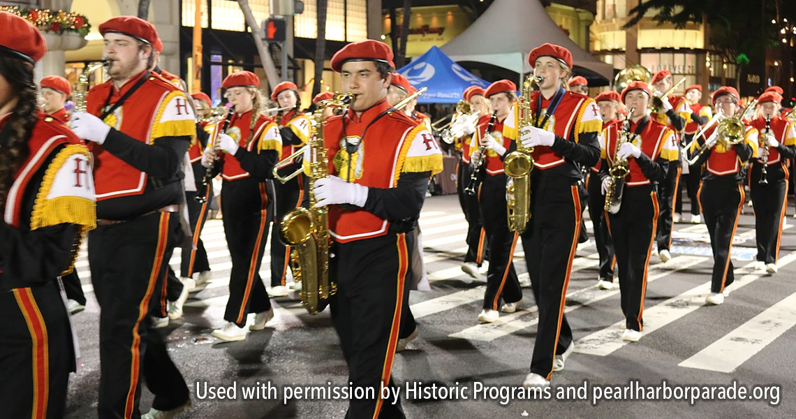 Pearl Harbor Memorial Parade Marching Band Parade Performance Opportunities