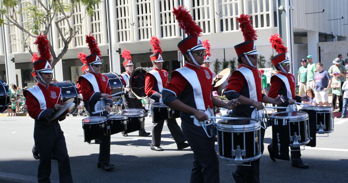 San Diego St. Patrick's Day Parade Marching Band Parade Performance Opportunities