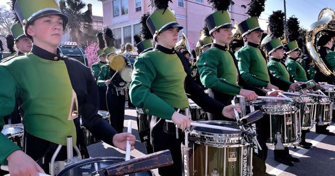 Savannah St. Patrick's Day Parade Marching Band Parade Performance Opportunities