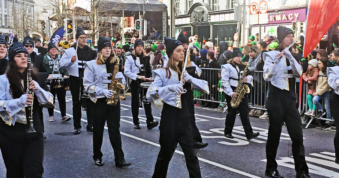 Cork St. Patrick's Day Parade Marching Band Parade Performance Opportunities