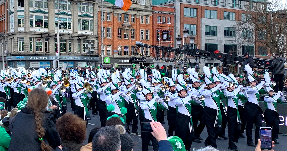 Dublin St. Patrick's Day Parade Marching Band Parade Performance Opportunities