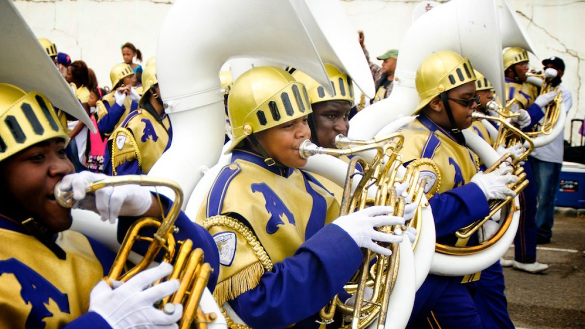 Krewe of Argus Mardi Gras Parade Band Travel