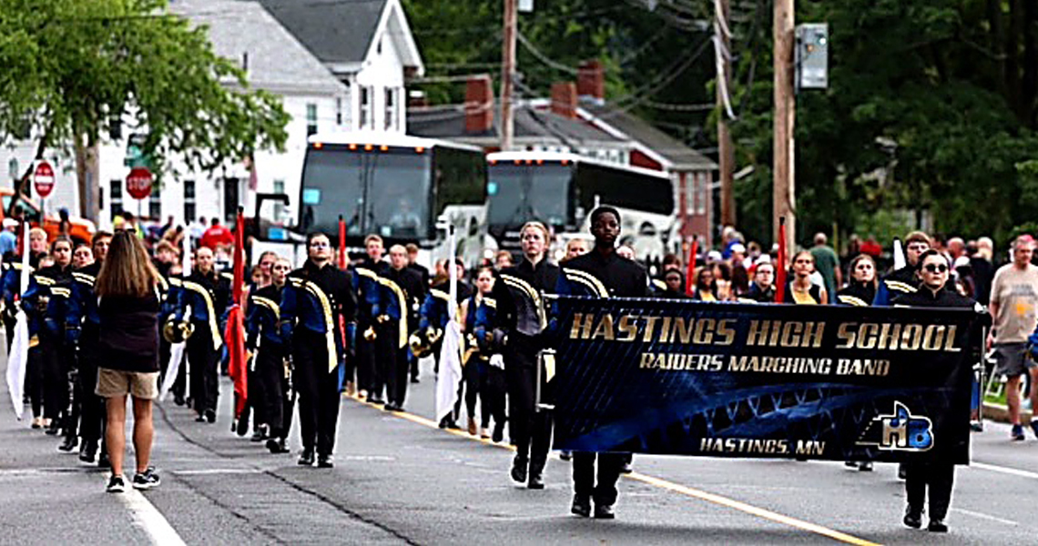 Wakefield Independence Day Parade Band Travel