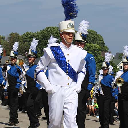 Mackinaw Lilac Festival Parade Marching Band Tours