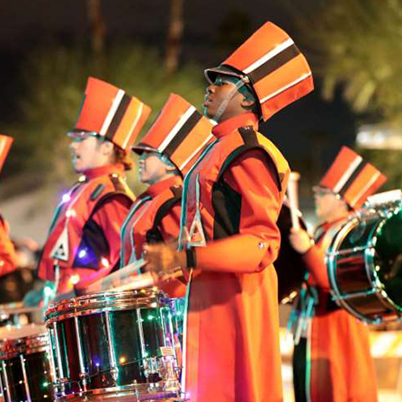 Palm Springs Festival of Lights Parade Marching Band Tours