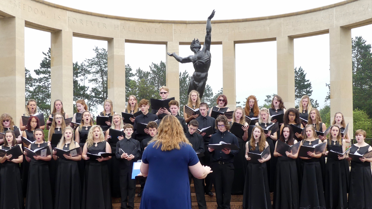 Student Choir Performance Opportunities to Normandy American Cemetery