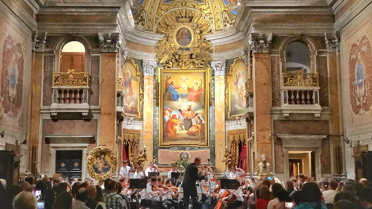 Student Choir Performance Opportunities to Oratory of San Francesco Saverio del Caravita, Rome