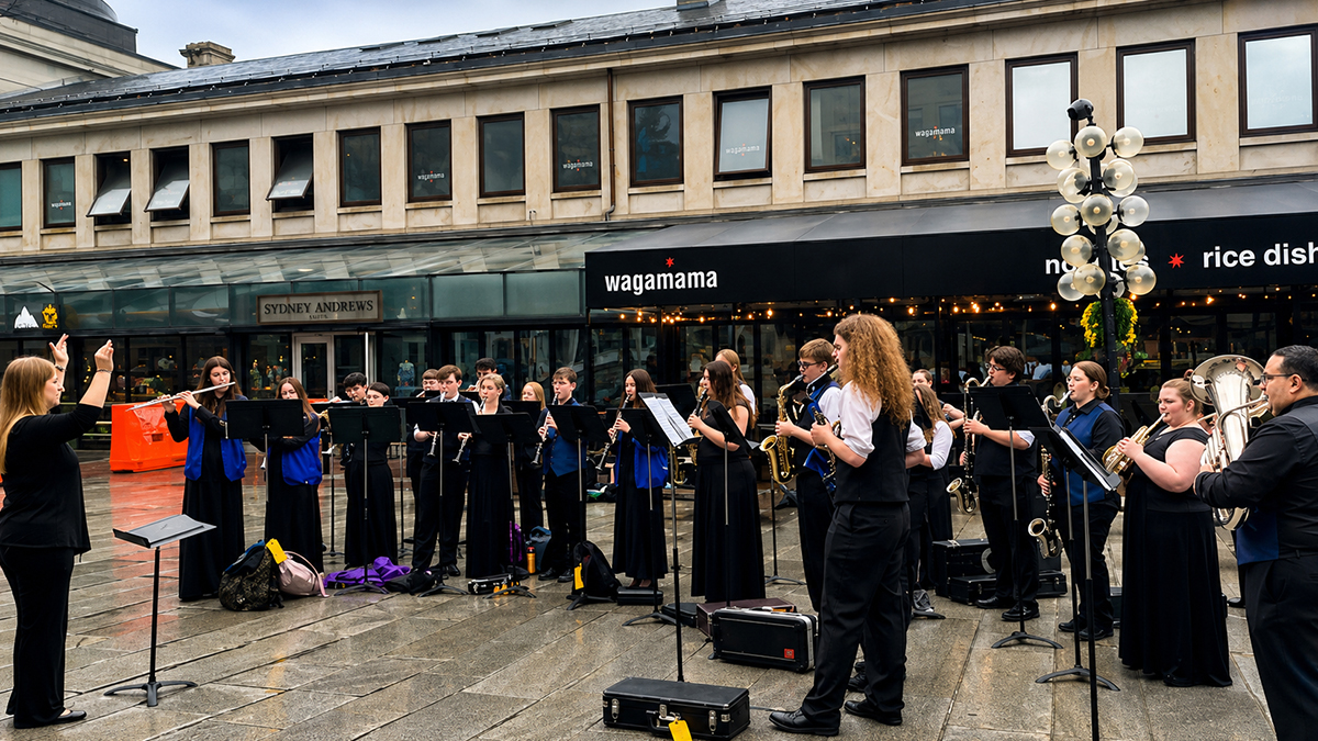 Boston Faneuil Hall Marketplace Performance Travel for Student Music Groups