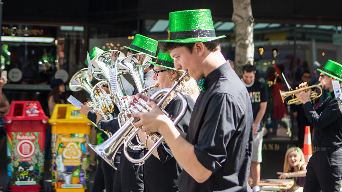 Boston St. Patrick's Day Parade Performance Travel for Student Music Groups