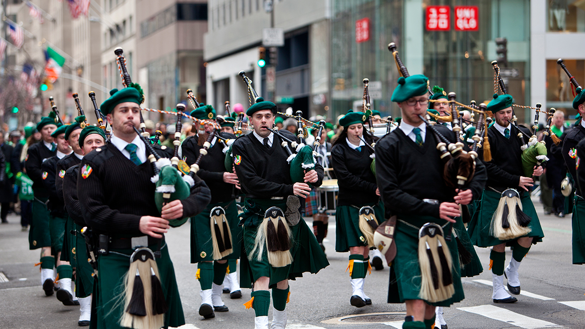 New York City St. Patrick’s Day Parade Music Trips