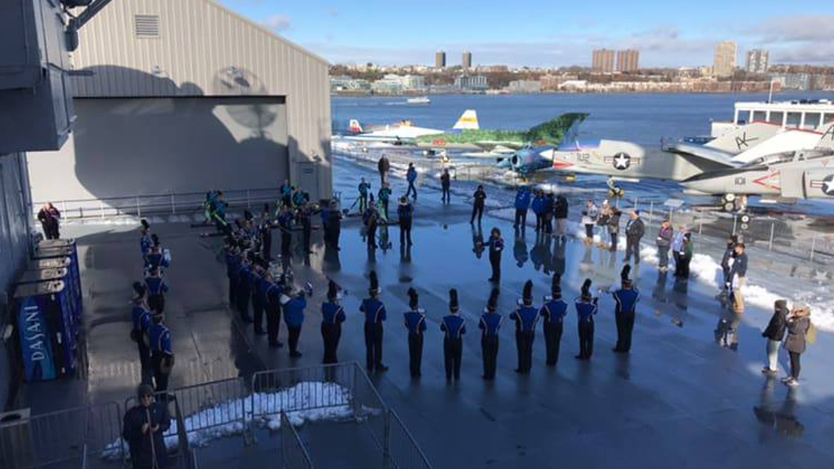 U.S.S. Intrepid New York City Music Trips