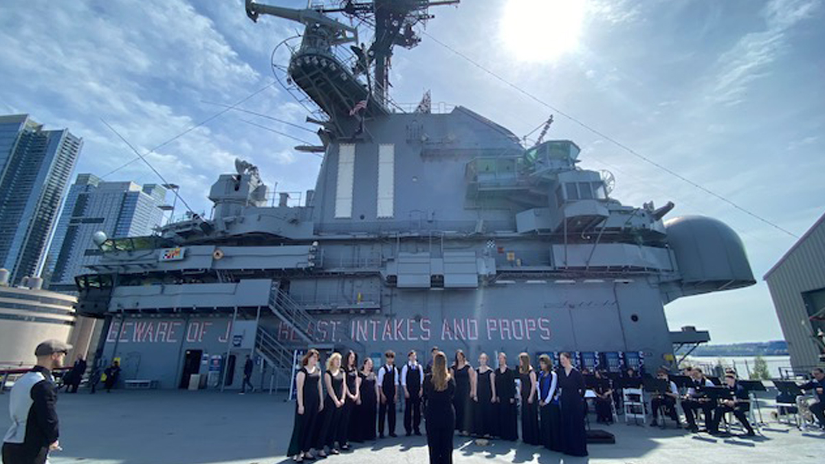 U.S.S. Intrepid New York City Music Trips