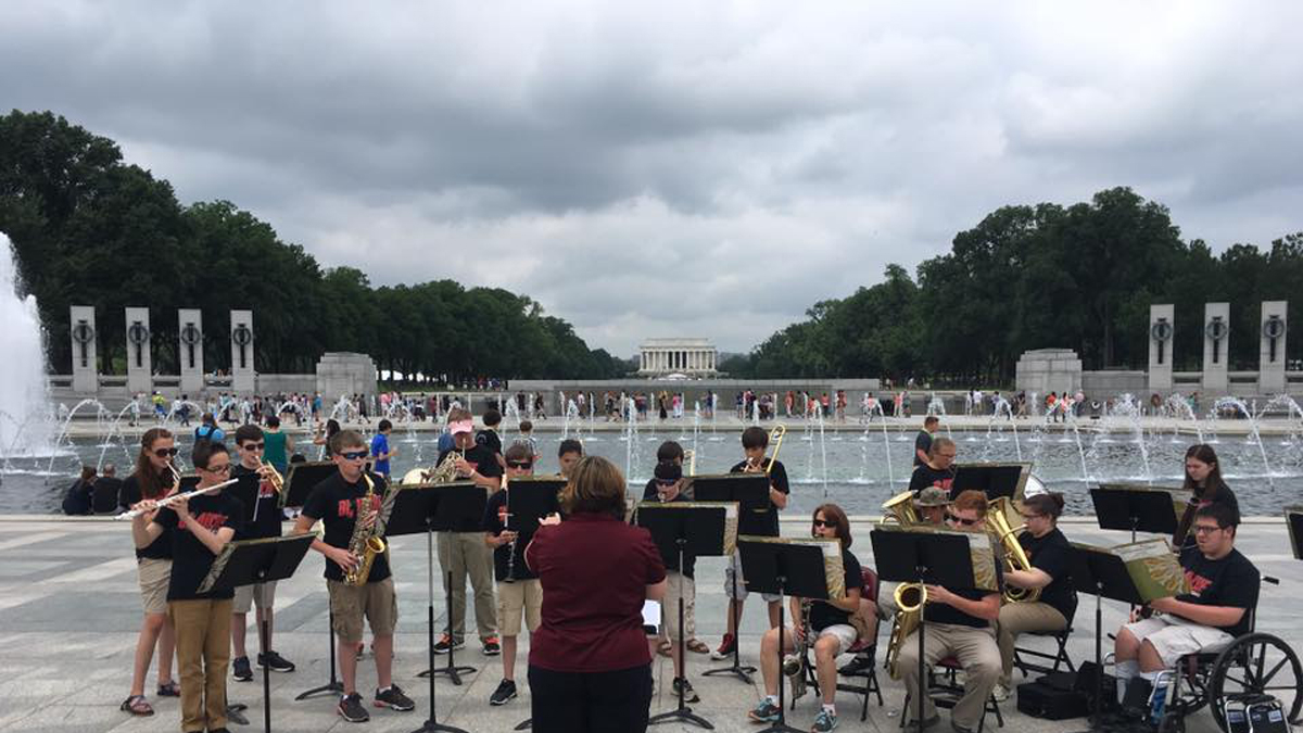 World War II Memorial Performance Travel for Student Music Groups
